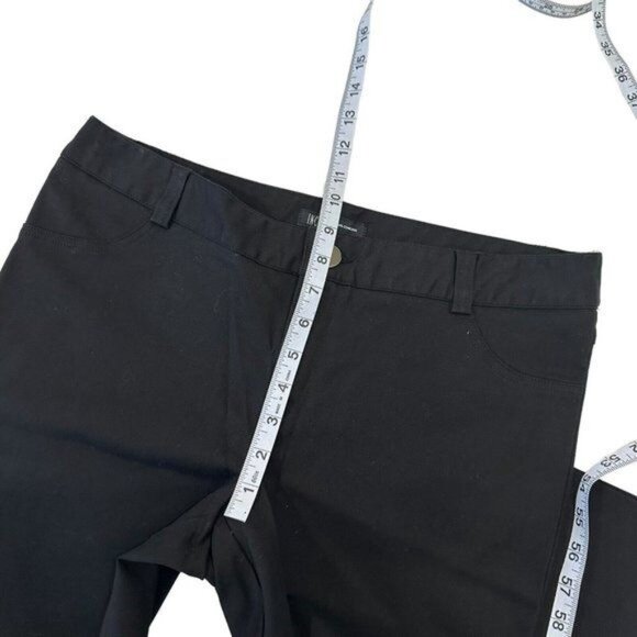 INC International Concepts Women SZ 12 Black Slim Leg Business Casual Dress Pant - Picture 6 of 10